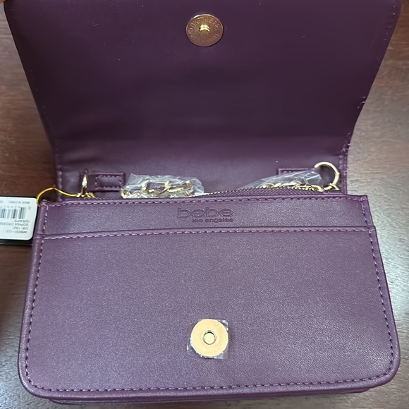 BeBe Sophia Small Crossbody in Grape Color - Picture 6 of 11